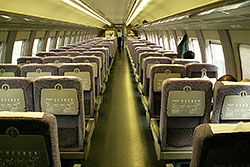 Shinkansen Serie 500 Innenraum  © 18.08.2005 Wikipedia-Autor Osupon