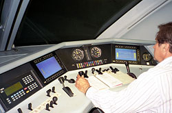 ICE 1 Führerstand (Cockpit)  © 31.05.1995 Andre Werske