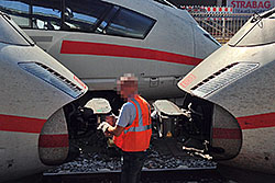 ICE 3: Kupplungen trennten sich beim Anfahren in Würzburg Hbf; © 24.09.2016 André Werske