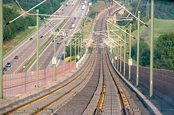 Hallerbachtalbrücke der NBS Frankfurt - Köln   © 23.05.2007 Andre Werske