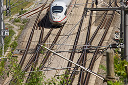 Schnellfahrweichen mit beweglichem Herzstück; © 28.06.2012 André Werske