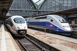 TGV Euroduplex in Frankfurt (Main) Hbf.