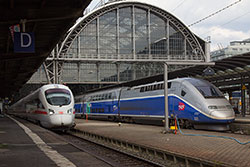 TGV Euroduplex in Frankfurt (Main) Hbf.  © 04.07.2012 André Werske