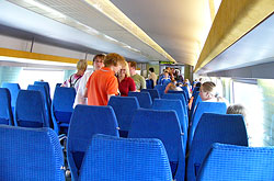 Transrapid 08 Fahrgastraum