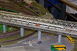 Modell vom Transrapid im Miniatur Wunderland Hamburg.  © 17.05.2011 Andre Werske