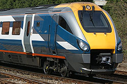 Bombardier Baureihe 222 "Meridian", East Midland Trains, bei Derby.