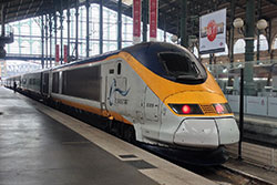 Eurostar e300 im Gare du Nord, Paris.