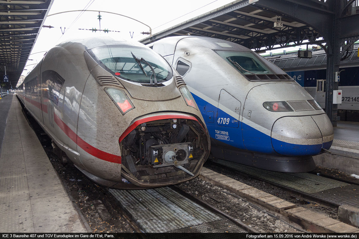 ICE 3 der Baureihe 407 (Velaro D) von Siemens