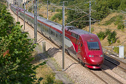 Thalys PBKA an der LGV Nord in der Nähe vom Gare TGV Haute Picardie.  © 14.09.2016 Andre Werske