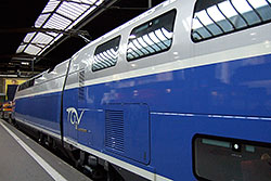 TGV Duplex in Zürich, Richtung Basel – Paris.  ©  Alain Vuistiner