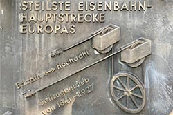 33-Promille-Steilstrecke mit Seilzugbetrieb. © 19.06.2025 André Werske