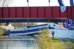 Bei Eckwersheim engleister TGV-Duplex-Messzug.  © 14.11.2015 Wikipedia-Autor Pieye Trains