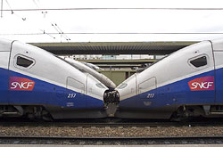 TGV Duplex Doppeltraktion in Paris Gare de Lyon  © 19.07.2005 Andre Werske