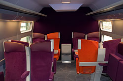 TGV-Est Endmittelwagen in der 2. Klasse