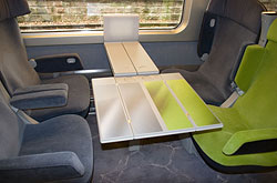 TGV-Est Klapptische in der 1. Klasse