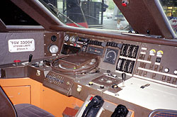 Im Cockpit vom TGV-PSE