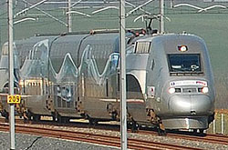TGV-V150 vor der Rekordfahrt – 2007 © Jean-Marc Frybourg