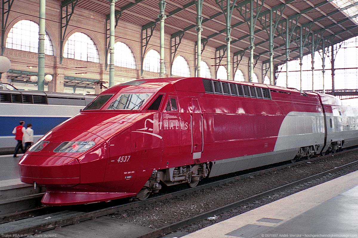TGV Thalys PBA in Paris – 06/1997 © Andre Werske