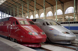 Thalys PBA und TGV-Réseau in Paris – 06/1996 © Andre Werske