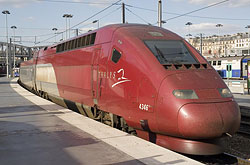 Der Thalys verlässt Paris Gare du Nord.
  © 21.07.2005 Andre Werske