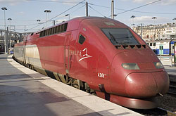 Der Thalys verlässt Paris Gare du Nord.
  © 21.07.2005 Andre Werske