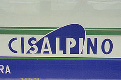 Das Cisalpino-Logo am ETR 470  © 07/1998 Andre Werske