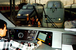 Im Führerstand vom ETR 480 – 1998 © tobias b köhler