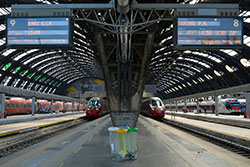 .italo EVO (ETR 675) im Bahnhof Milano Centrale  © 06.09.2021 Matthias Kümmel