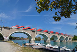 ETR 400 Frecciarossa 1000 bei Peschiera del Garda.  © 03.09.2021 Matthias Kümmel