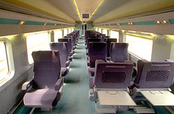 KTX von Alstom Fahrgastraum 1. Klasse