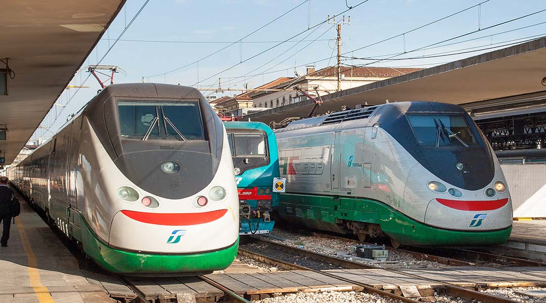ETR 500 Politensione im Bahnhof Bologna Centrale