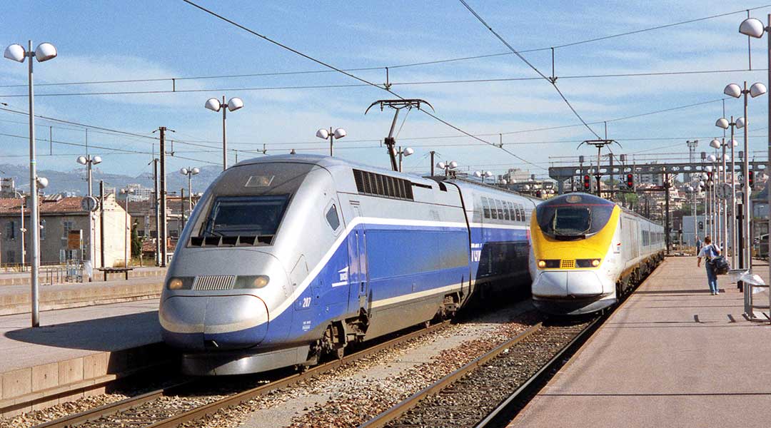 TGV Duplex und Eurostar e300 in Marseille