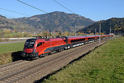 railjet in Österreich  © 01.10.2015 Lukas Kriwetz