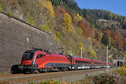 railjet in Österreich
