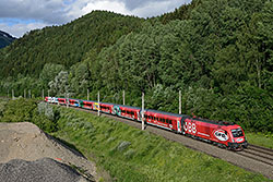 railjet in Österreich