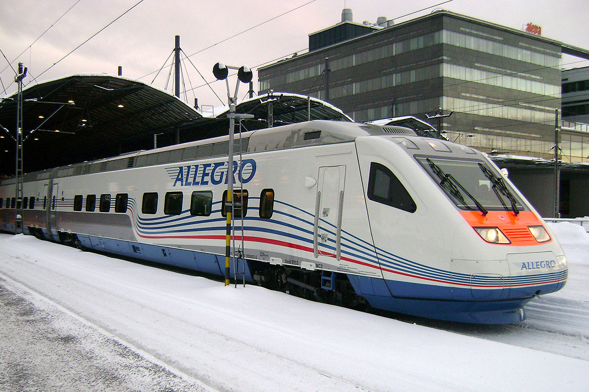 Allegro-Hochgeschwindigkeitszug – 12.12.2010 © Wikipedia Autor Otto Karikoski (CC BY-SA 3.0)