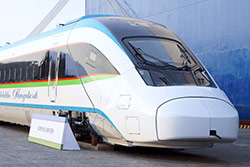 Jaloliddin Manguberdi Hochgeschwindigkeitszug von Hyundai Rotem